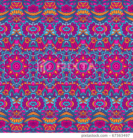 Abstract festive colorful floral vector ethnic Abstract festive colorful floral vector ethnic 67363497