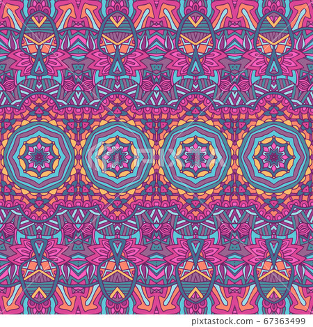 Abstract festive colorful floral vector ethnic Abstract festive colorful floral vector ethnic 67363499