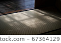 Japanese-style tatami mats with shade 67364129