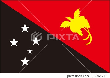 Flag of Papua New Guinea 67364216