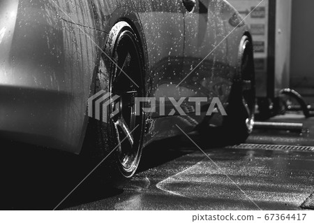 Car wash scenery 67364417