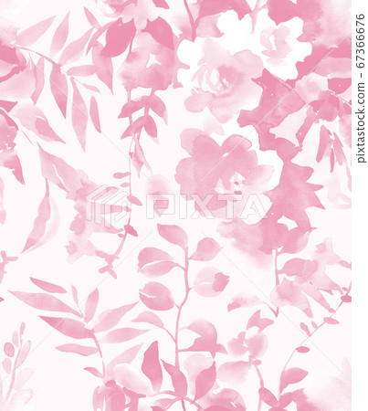 Botanical seamless pattern. Botanical seamless pattern. 67366676