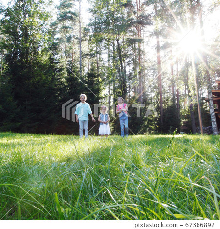 Children in Park Children in Park 67366892