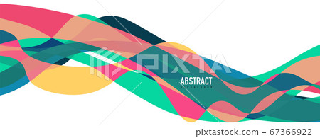 Fluid wave colorful abstract background. Dynamic colorful vibrant vector design 67366922