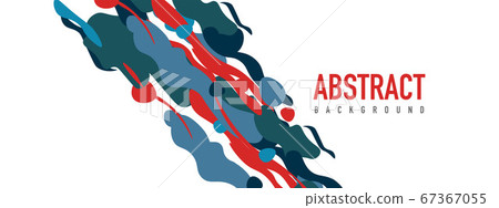 Trendy liquid style shapes abstract design, dynamic vector background for placards, brochures, posters, web landing pages, covers or banners 67367055