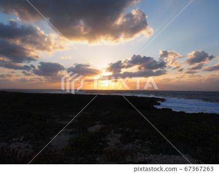 Evening view of Cape Zanpa, Okinawa Prefecture Evening view of Cape Zanpa, Okinawa Prefecture 67367263