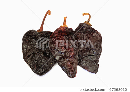 Mexican chili ancho (white background) 67368010