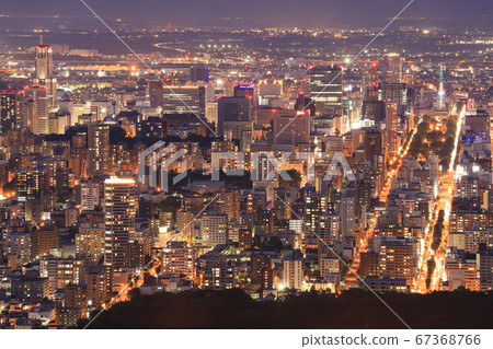 大倉山天文台的札幌夜景 67368766