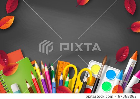 Back to school typography design. 67368862