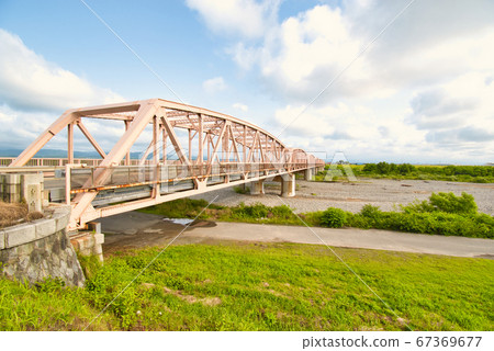 Awao Ohashi Bridge over the Tedori River in Ishikawa Prefecture 67369677