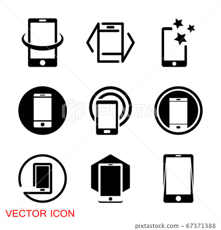 Cell phone icon, smartphone icon, vector illustration Cell phone icon, smartphone icon, vector illustration 67371388