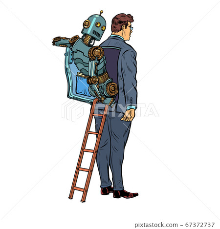 The robot pretends to be human. Artificial intelligence and humanity 67372737