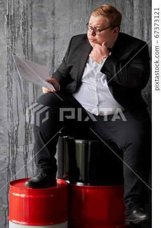desperate hopeless businessman, current situation on oil sales is deplorable 67373121