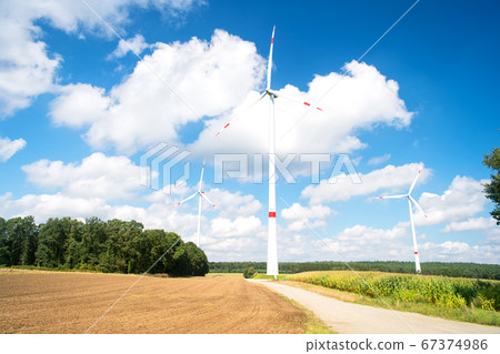 Wind farm in Lower Saxony, Germany 67374986