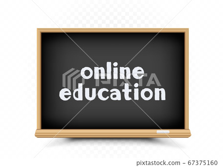 online education text draw on blackboard 67375160