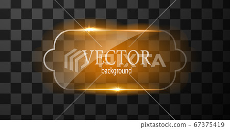 Glass vector button plane. Easy editable background 67375419