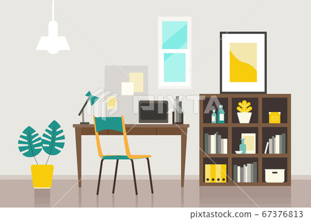 [Background material] A modern home for telework 67376813