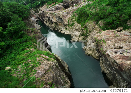 The Hida River with the Hida River: Gifu Prefecture 67379171