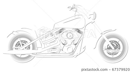 一輛摩托車 一輛摩托車 67379920