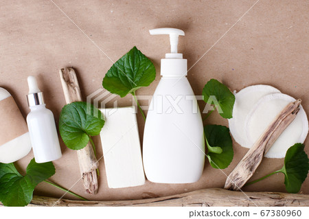Zero waste natural cosmetics products on craft 67380960