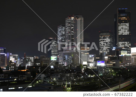 JR名古屋站和JR中央塔的鳥瞰圖 JR名古屋站和JR中央塔的鳥瞰圖 67382222