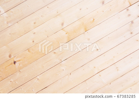 Diagonal wooden lining background. Bleached wooden texture. 67383285