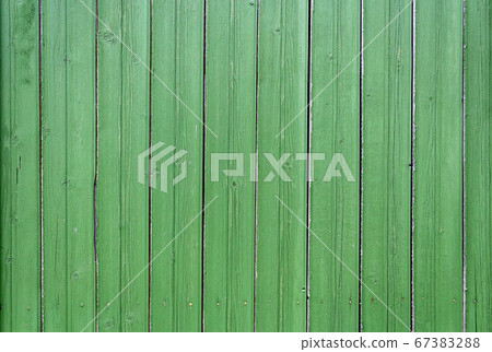 Vertical wooden lining background. Green wooden texture. 67383288