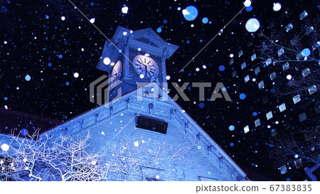 Snow's Sapporo clock tower Snow's Sapporo clock tower 67383835
