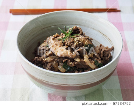 Korean traditional food Beef Bulgogi 67384792