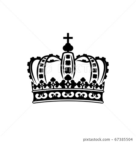 Monarchy symbol isolated royal crown - Stock Illustration [67385504 ...
