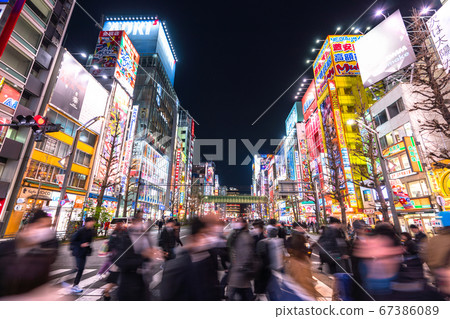 "Tokyo Metropolis" Akihabara Electric Town · Night view "Tokyo Metropolis" Akihabara Electric Town · Night view 67386089