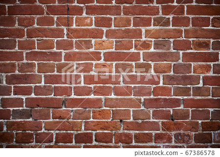 Red brick wall background. Old brick texture, Red brick wall background. Old brick texture, 67386578
