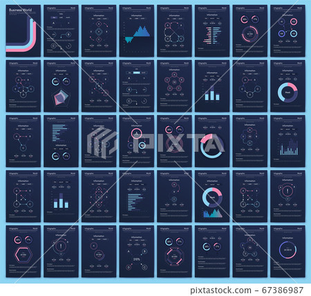 Modern infographic vector elements for business Modern infographic vector elements for business 67386987