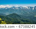 View of the Hakuba Valley and surrounding peaks  67388245