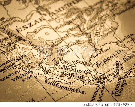 Old Map Mexico 67389270