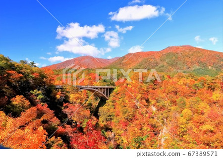Naruko Township of autumn leaves Naruko Township of autumn leaves 67389571