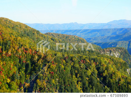 Hokkaido Kurodake autumn leaves Hokkaido Kurodake autumn leaves 67389893