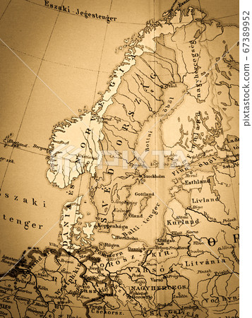 Old map Northern Europe Old map Northern Europe 67389952