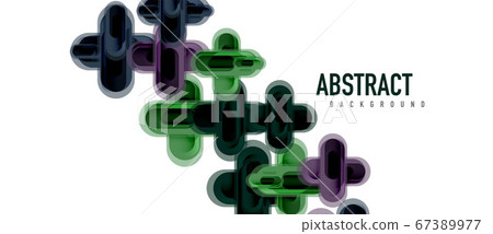 Modern vector glass cross shape abstract technology background for cover, placard, poster, banner or flyer Modern vector glass cross shape abstract technology background for cover, placard, poster, banner or flyer 67389977