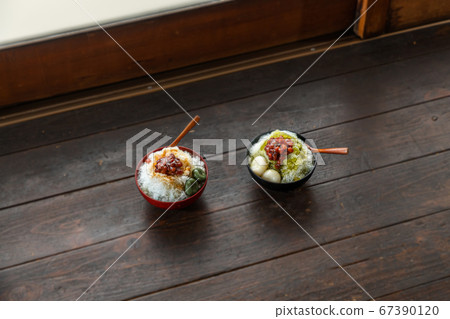 Shaved ice in Asia Shaved ice that Asian fruit 67390120