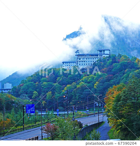 北海道層雲峽溫泉秋葉 67390204