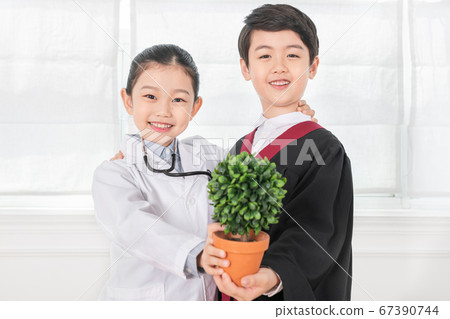 Happy children concept, a portrait of asian children smiling 440 Happy children concept, a portrait of asian children smiling 440 67390744
