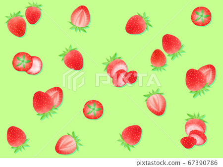 Fresh fruits background illustration 002 67390786