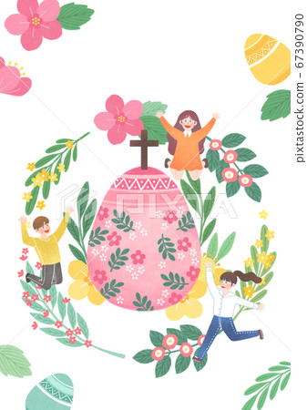 Spring Event Drawing Spring event poster and banner templates design... - Stock Illustration ...