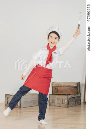 Happy children concept, a portrait of asian children smiling 388 67390956