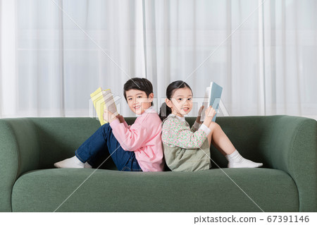 Happy children concept, a portrait of asian children smiling 294 67391146
