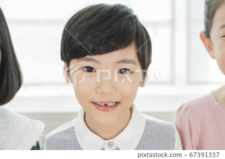 Happy children concept, a portrait of asian children smiling 155 Happy children concept, a portrait of asian children smiling 155 67391337