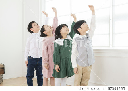 Happy children concept, a portrait of asian children smiling 189 Happy children concept, a portrait of asian children smiling 189 67391365