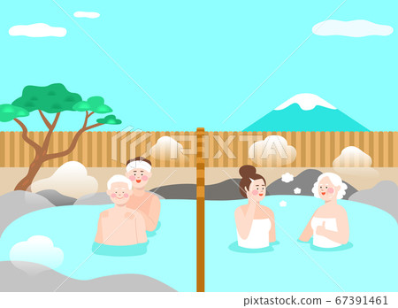 Happy and cheerful travelers concept illustration 003 Happy and cheerful travelers concept illustration 003 67391461