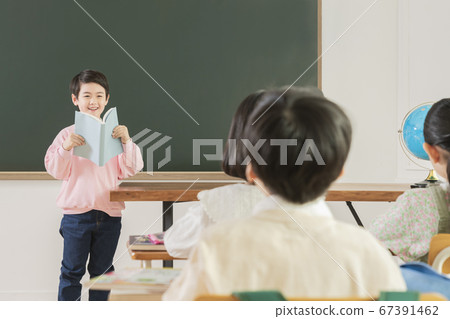 Happy children concept, a portrait of asian children smiling 090 67391462